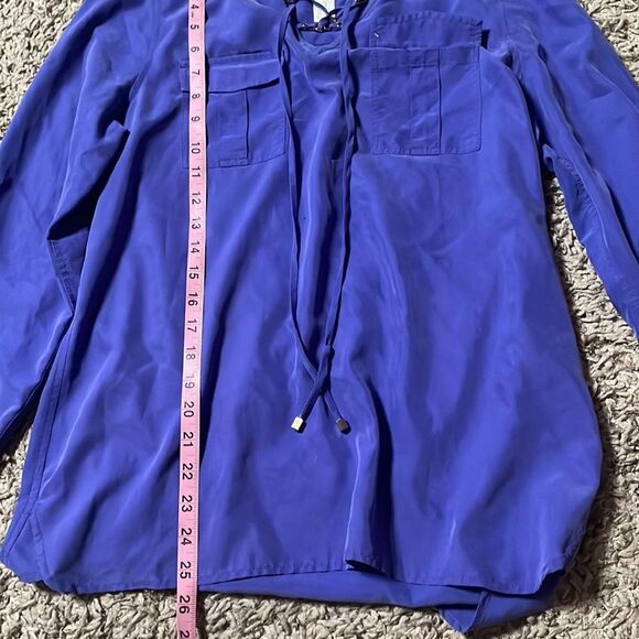 Chico’s Longsleeve Blouse - Periwinkle - Picture 4 of 7